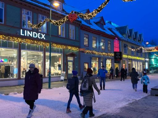 Tromso shopping street