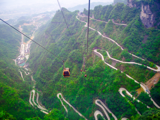 Tianmenshan Cable Car 天门山缆车
