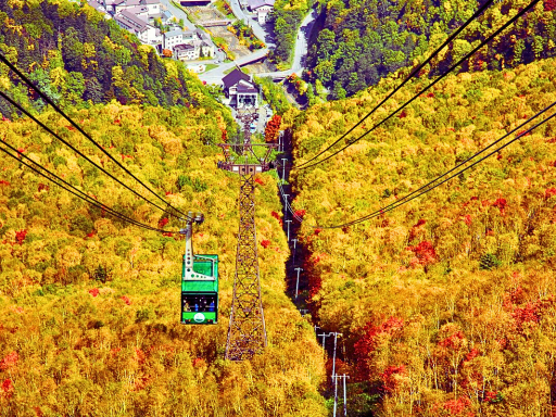 Sounkyo Ropeway/层云峡缆车