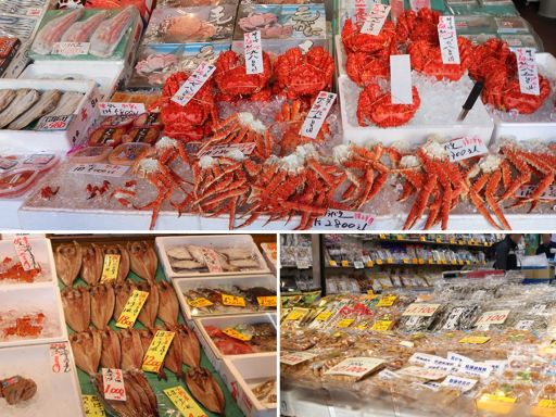 Nijo Ichiba (Seafood market)/海鲜市场