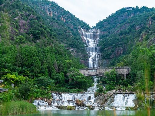 Tiantai Mountain Waterfall 天台山大瀑布