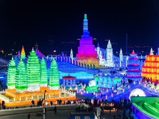 Harbin International Ice and Snow Sculpture Festival2冰雪大世界