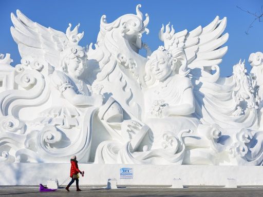 International Snow Sculpture Art Exposition In China Harbin冰雪大世界