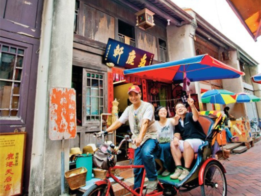 Lukang Old Street trishaw ride