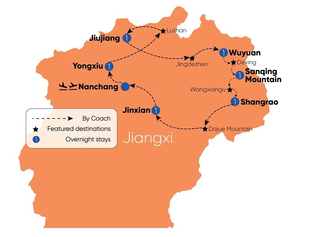 8D6N Nanchang · Wuyuan · Mt Sanqing Jiangxi Tour | Group Tours