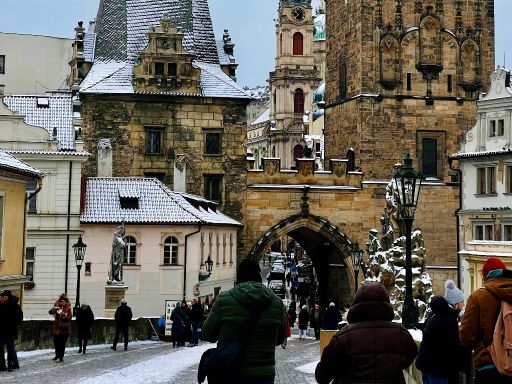 Winter at Charles Bridge