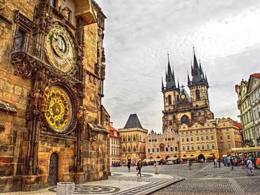 Astronomical Clock Tower an-d Old Town Square