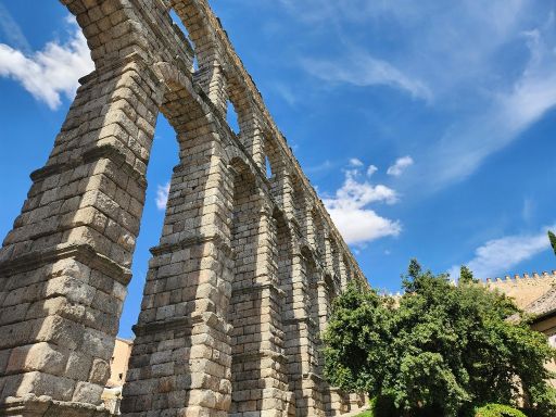 Ancient Roman Aqueduct Segovia