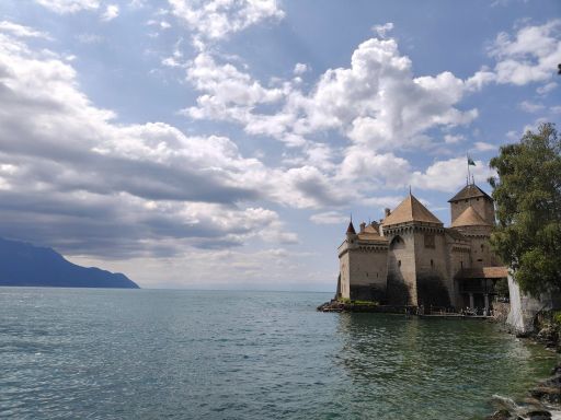 Chillon Castle along Lake Geneva