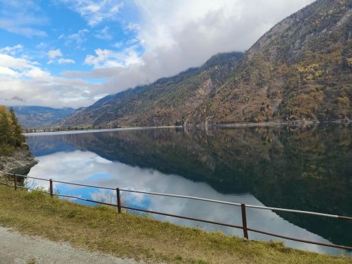 Mirror Lake View from Bernina Class Train
