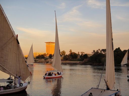 Feluccas on the NIle , Aswan